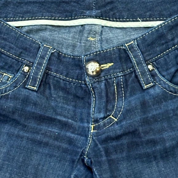 Dsquared2 Vintage Denim Set, Cropped Jacket & Low-Rise Pants Italian Size 40 - Picture 12 of 15